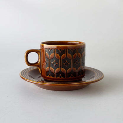 Heirloom エアルーム カップ＆ソーサー Autumn brown