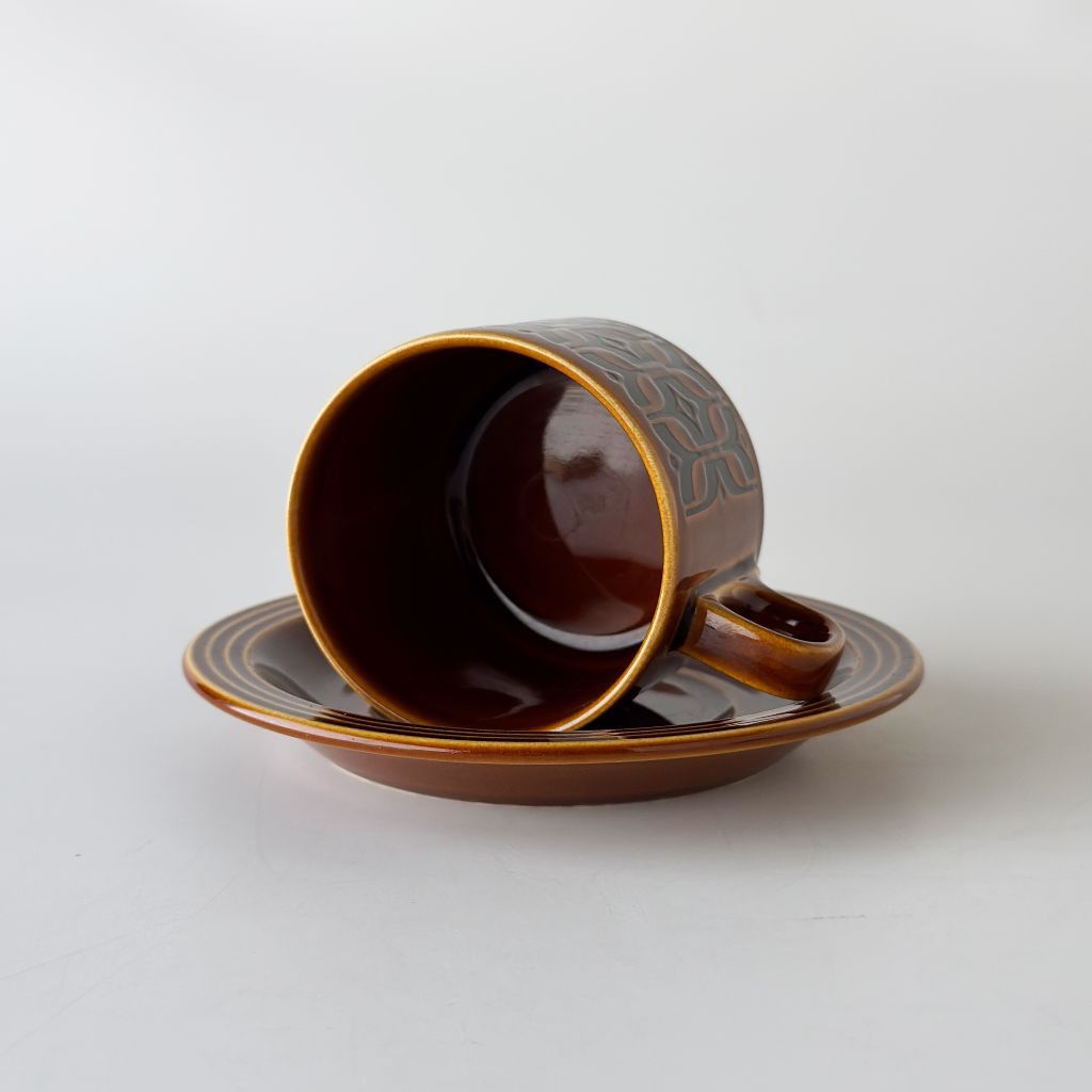 Heirloom エアルーム カップ＆ソーサー Autumn brown