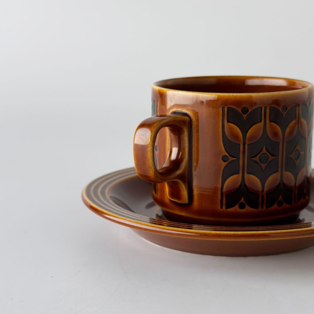 Heirloom エアルーム カップ＆ソーサー Autumn brown