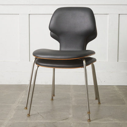 背面プライウッド チェア / 張替済