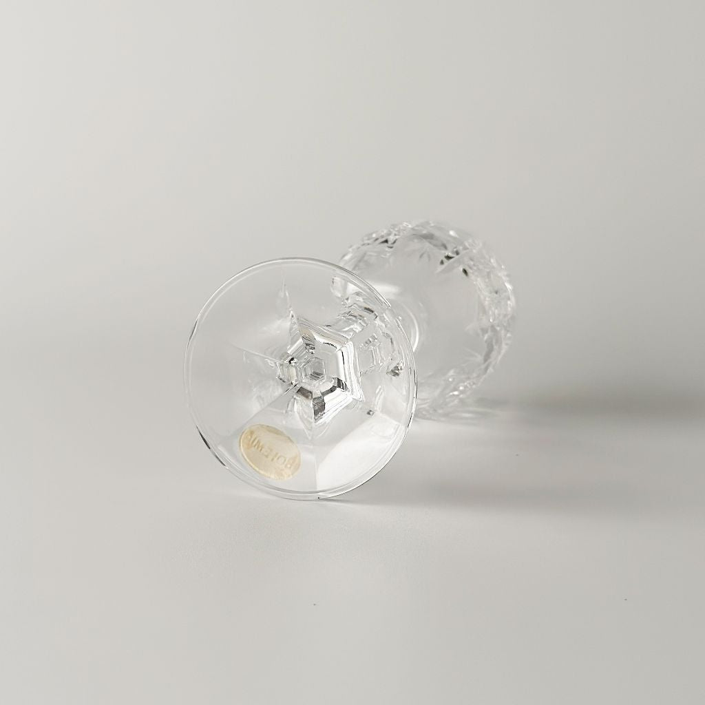 ヴィンテージ ボヘミアクリスタル ワイングラス