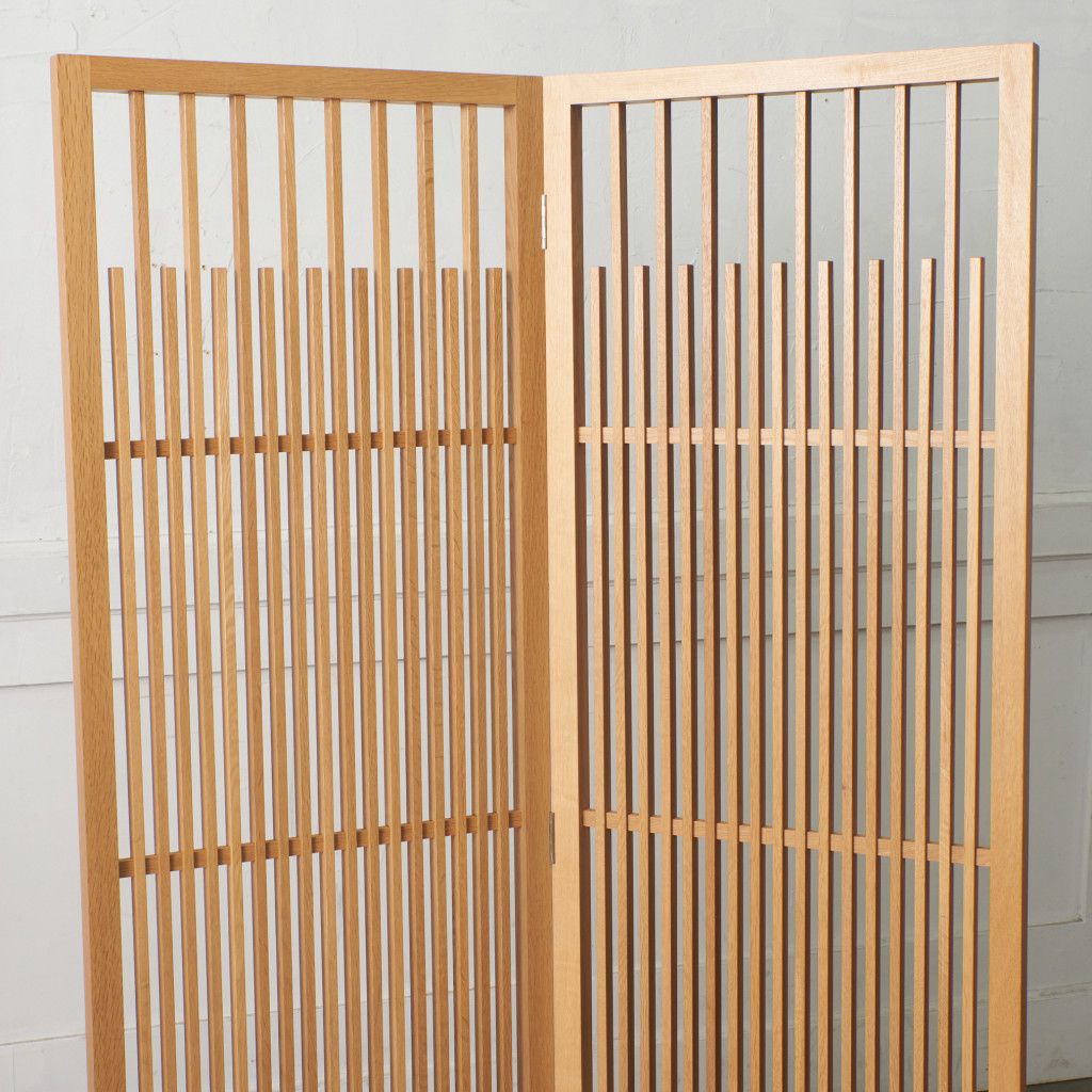 オーク材 2連パーティション