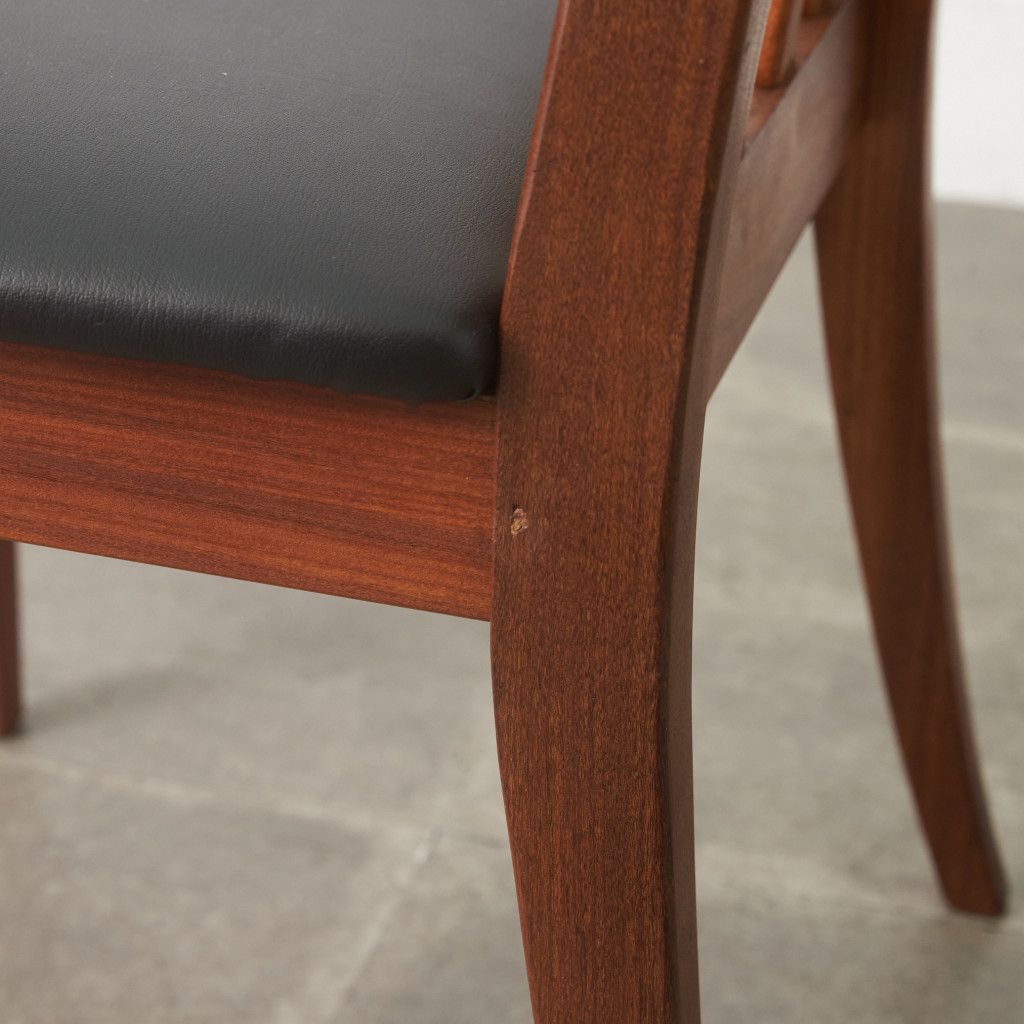 スラットバックチェア(4540) / 張替済