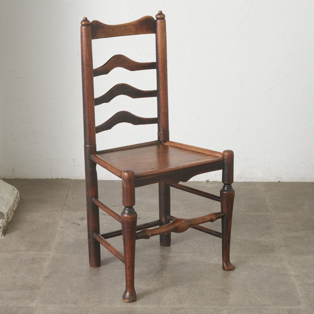 英国アンティーク ラダーバックチェア / ジャンク品