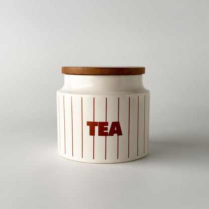 Stripe ストライプ キャニスター "TEA"