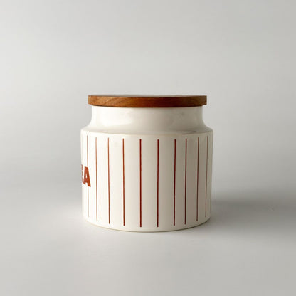 Stripe ストライプ キャニスター "TEA"