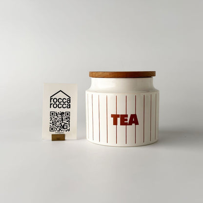 Stripe ストライプ キャニスター "TEA"
