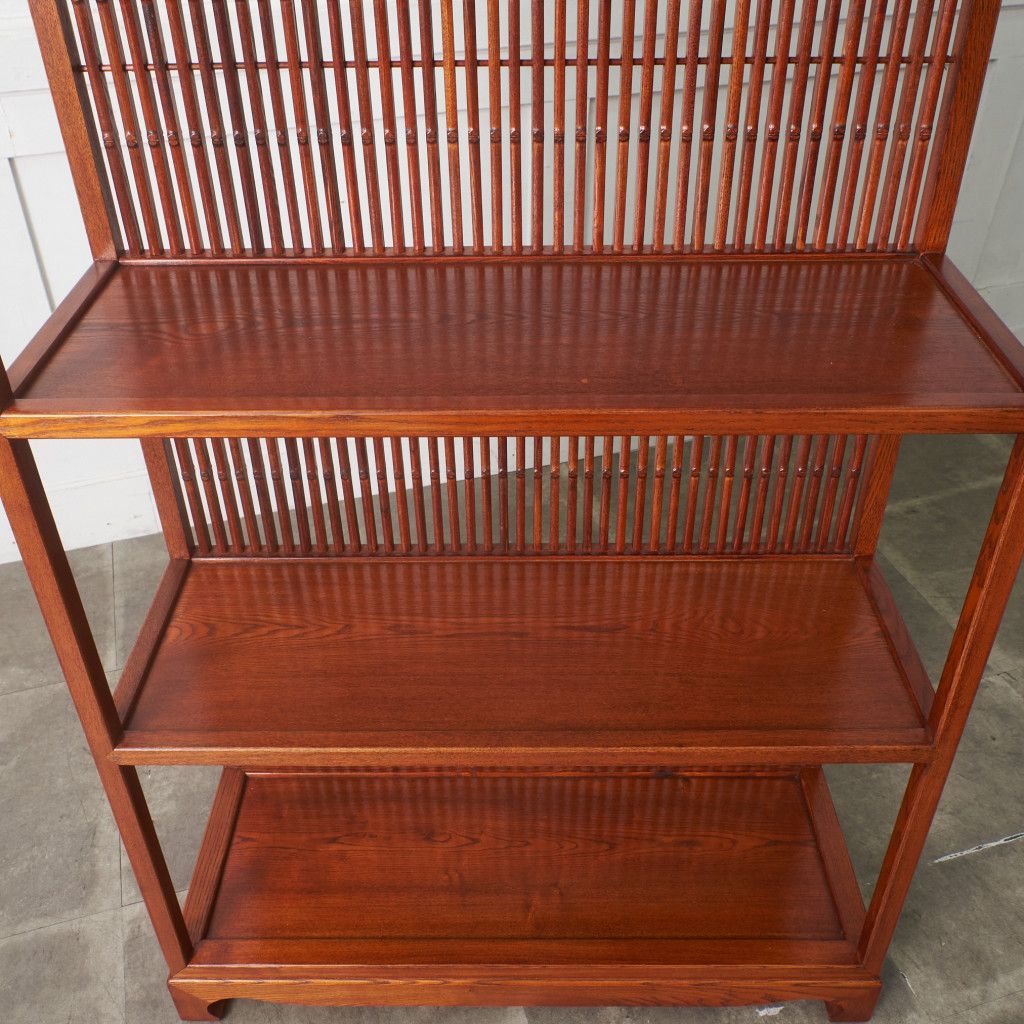 欅材 オープンシェルフ