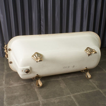 クラシック 猫脚 シャワー付き バスタブ / ジャンク品