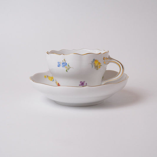 散らし小花 コーヒーカップ ＆ ソーサー