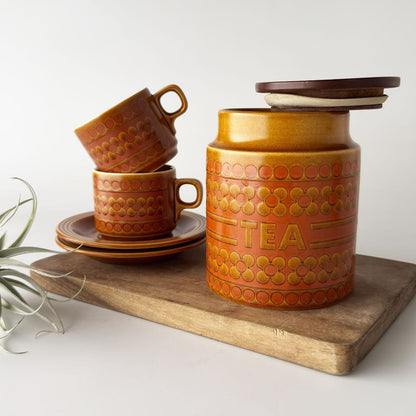 Saffron サフラン キャニスター "TEA"