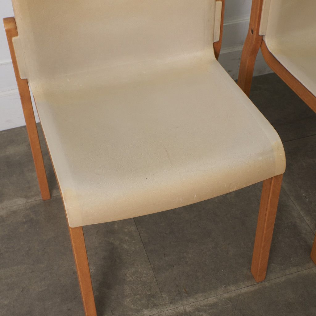 ヴィンテージ 台車付きスタッキングチェア 16脚セット