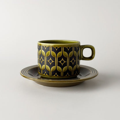 Heirloom エアルーム カップ＆ソーサー Lakeland green 緑