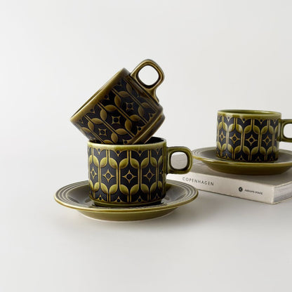 Heirloom エアルーム カップ＆ソーサー Lakeland green