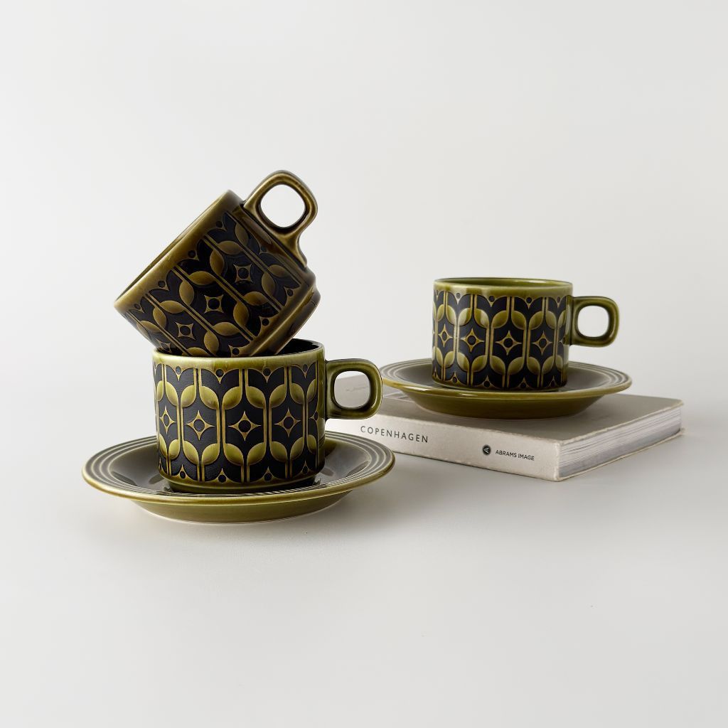 Heirloom エアルーム カップ＆ソーサー Lakeland green