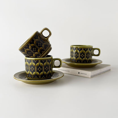 Heirloom エアルーム カップ＆ソーサー Lakeland green