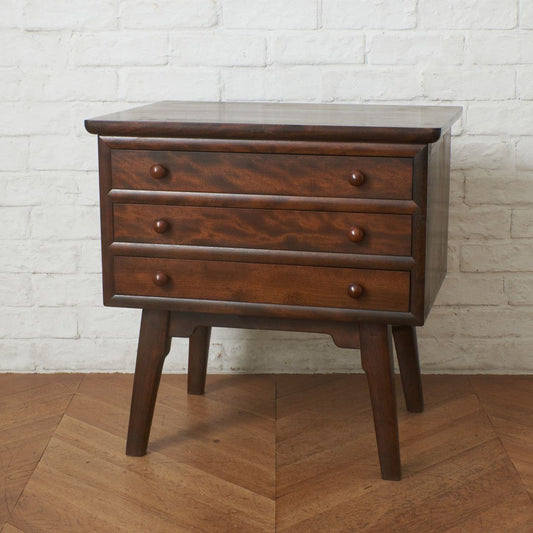 サイド卓 Night Table with 3 drawers