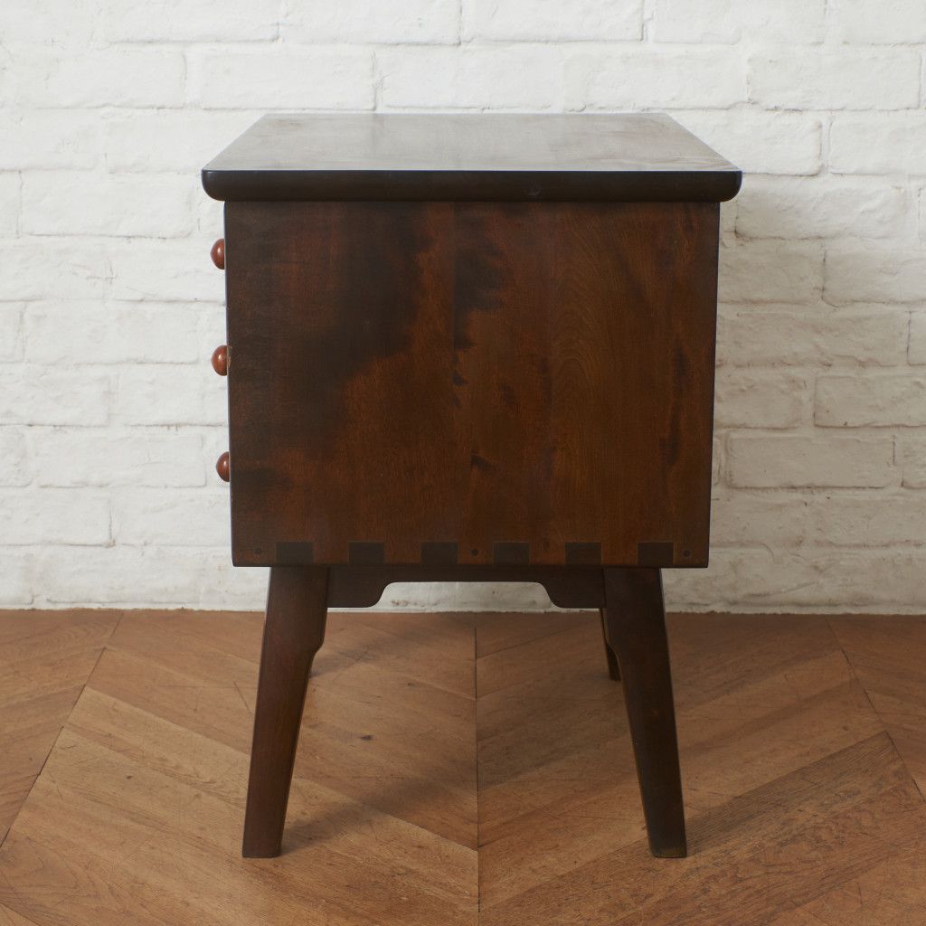 サイド卓 Night Table with 3 drawers