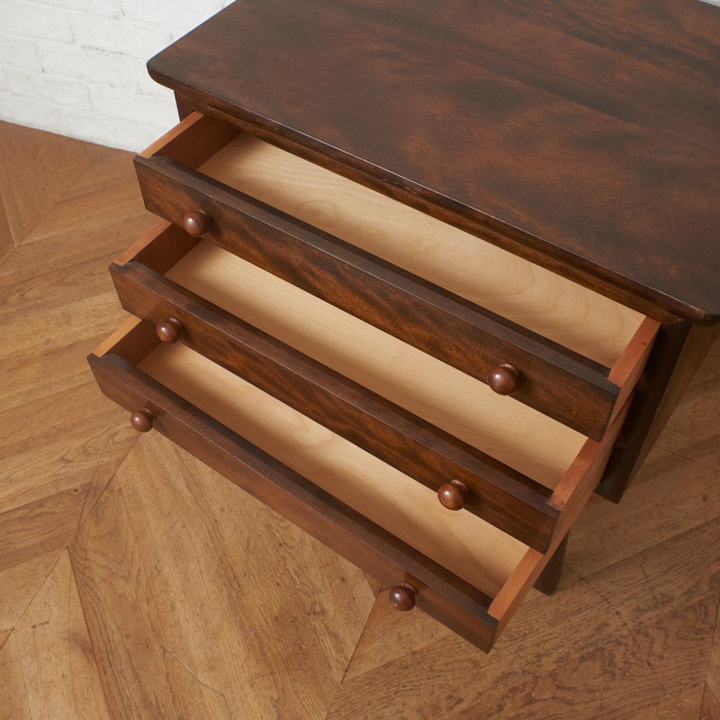 サイド卓 Night Table with 3 drawers