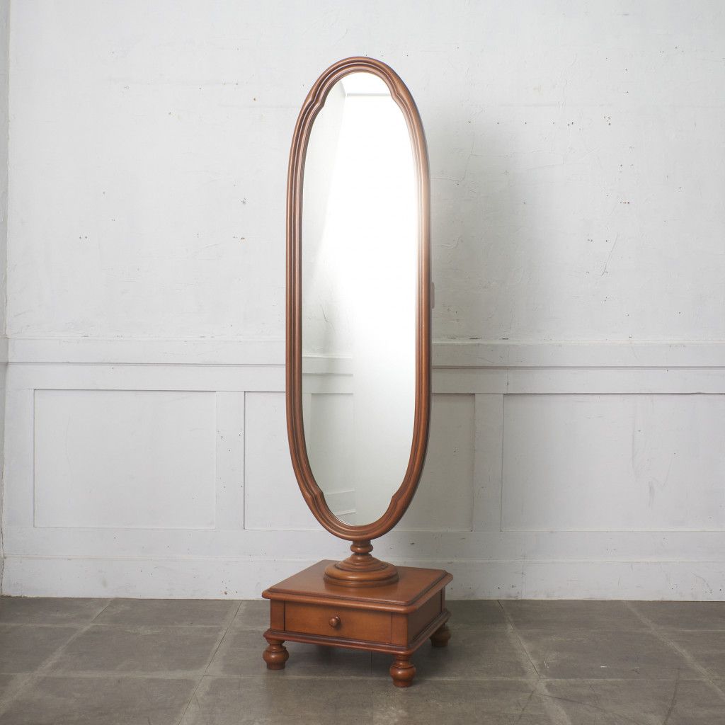 イタリア製 クラシック スタンドミラー