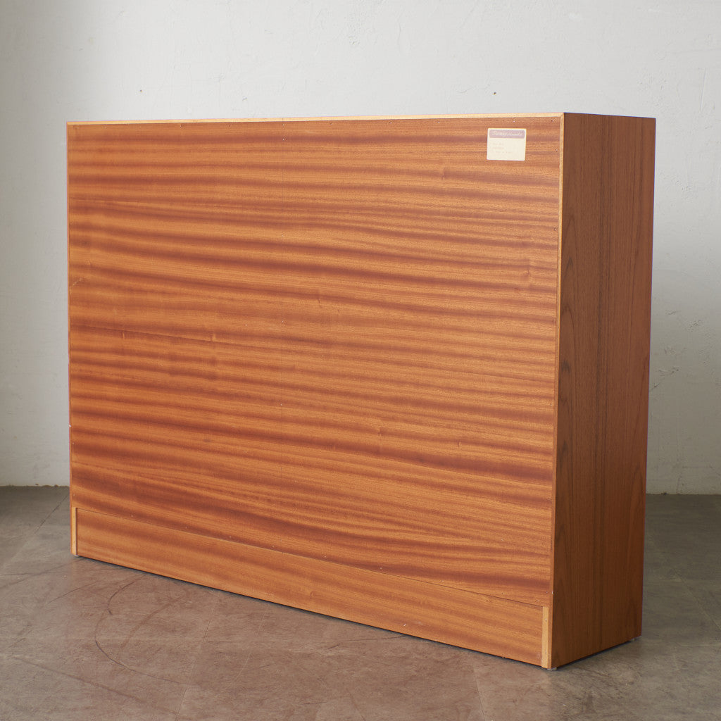 ヴィンテージ ナロー ガラスキャビネット