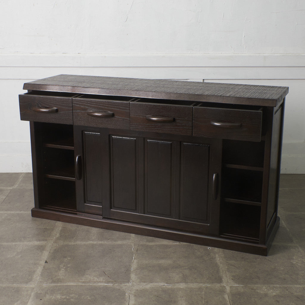 欅材 カウンター 150