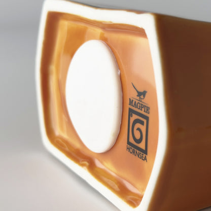 Hornsea Cat Moneybox Orange