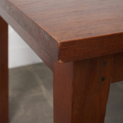 チーク無垢材 ダイニングテーブル