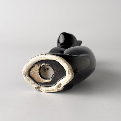 英国ヴィンテージ 黒猫のフィギュリン