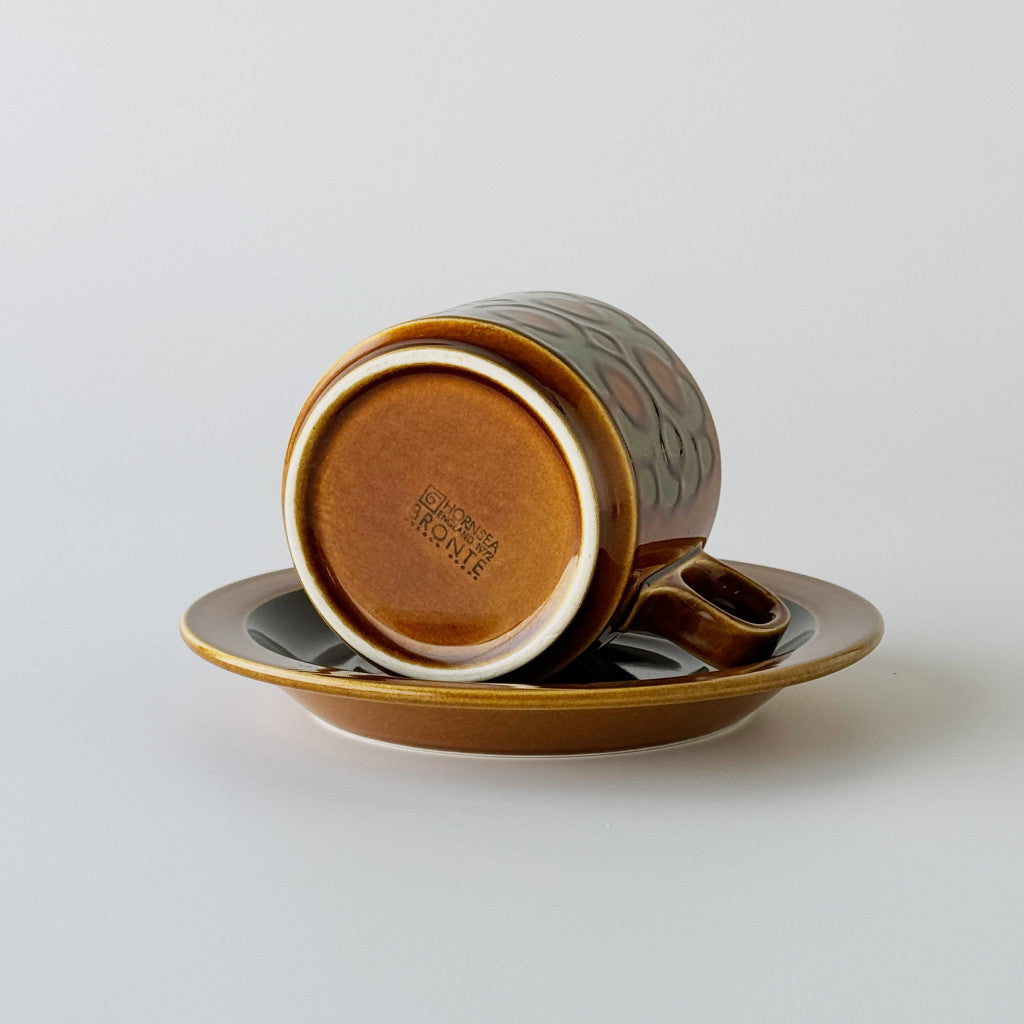 BRONTE ブロンテ カップ＆ソーサー｜ホーンジー Hornsea Pottery