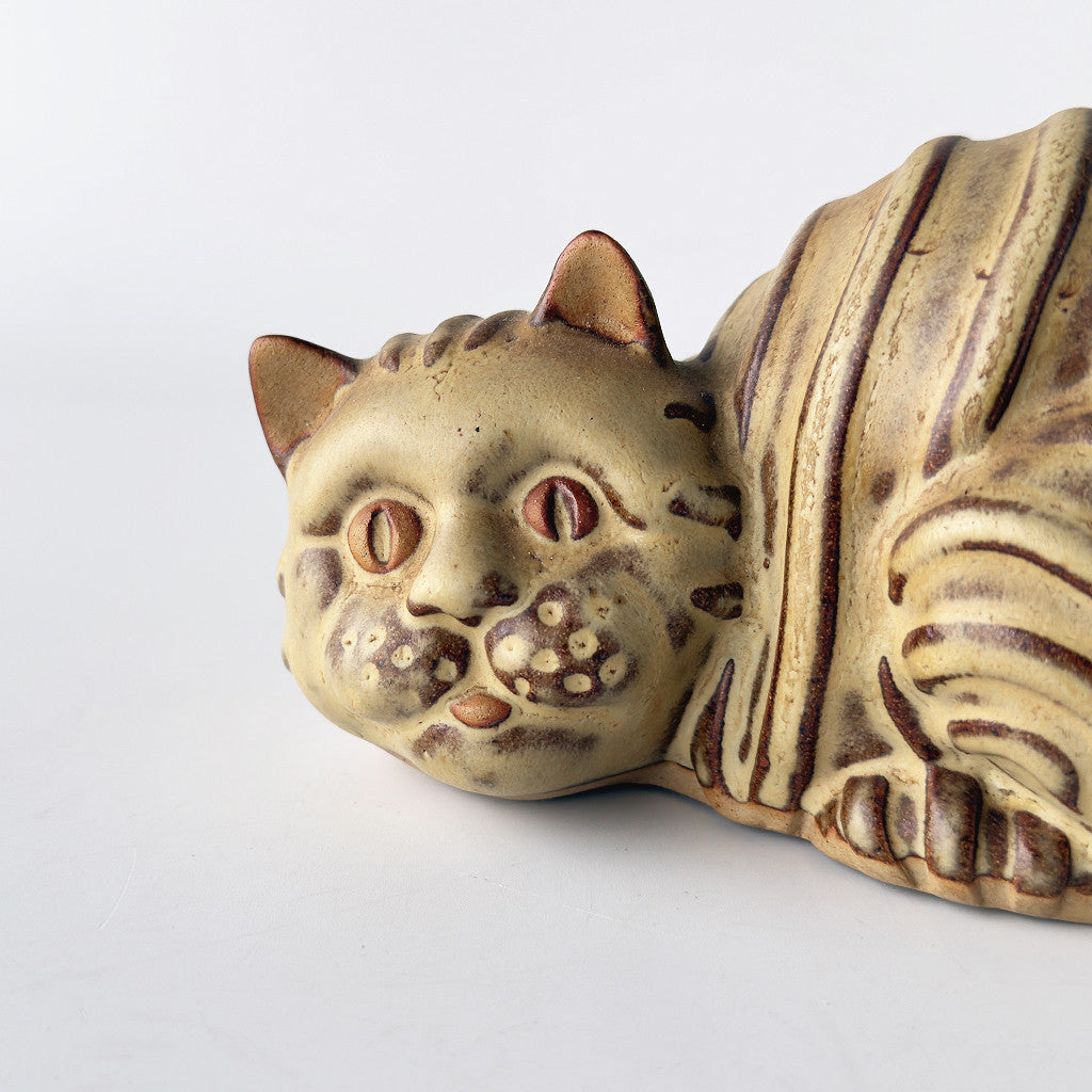 英国ヴィンテージ 猫の貯金箱