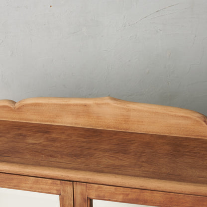 アンティーク ストリップド加工 ガラスキャビネット