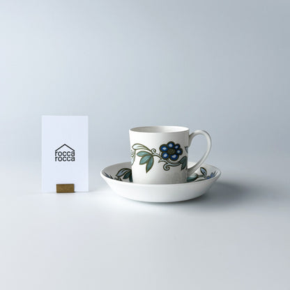 ART NOUVEAU アールヌーボー ブルー カップ＆ソーサー