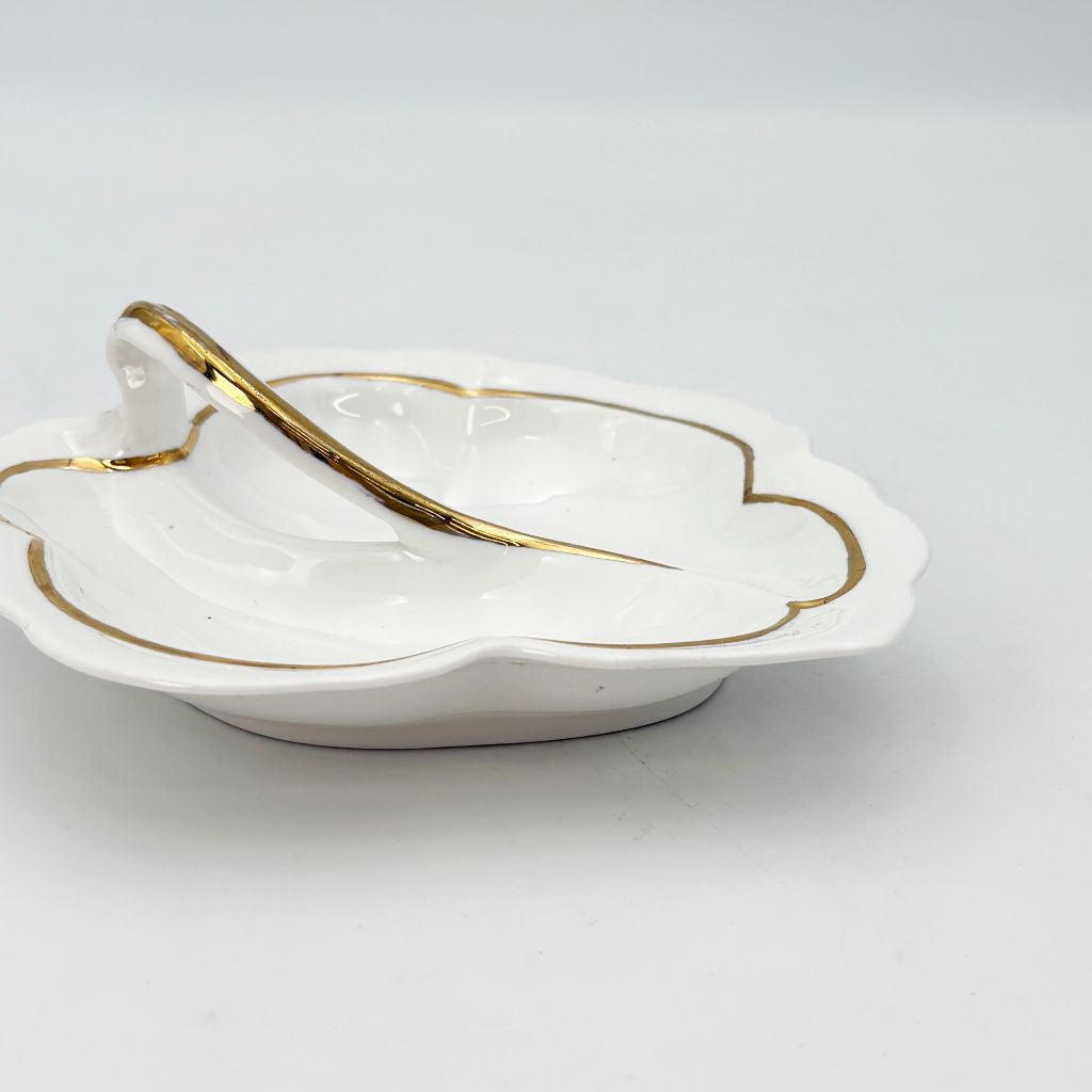 英国ヴィンテージ リーフ プレート