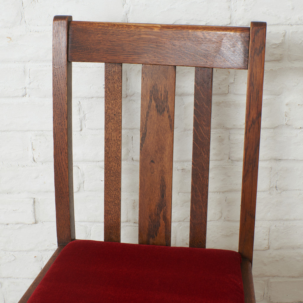 英国アンティーク ダイニングチェア / 張替品