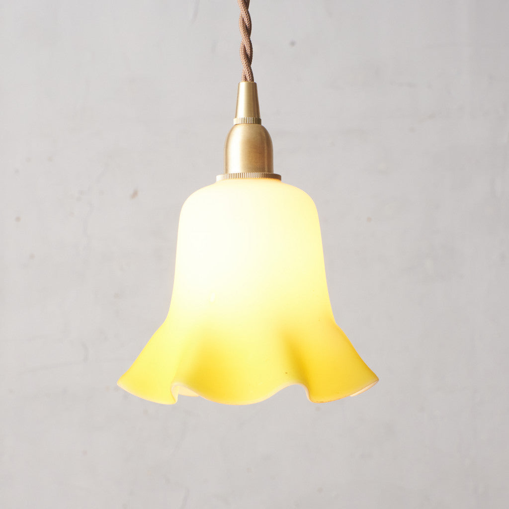 西欧アンティーク ガラスシェード ペンダントライト｜rocca rocca