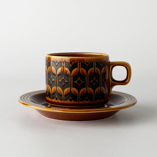 HEIRLOOM エアルーム カップ&ソーサー Autumn brown