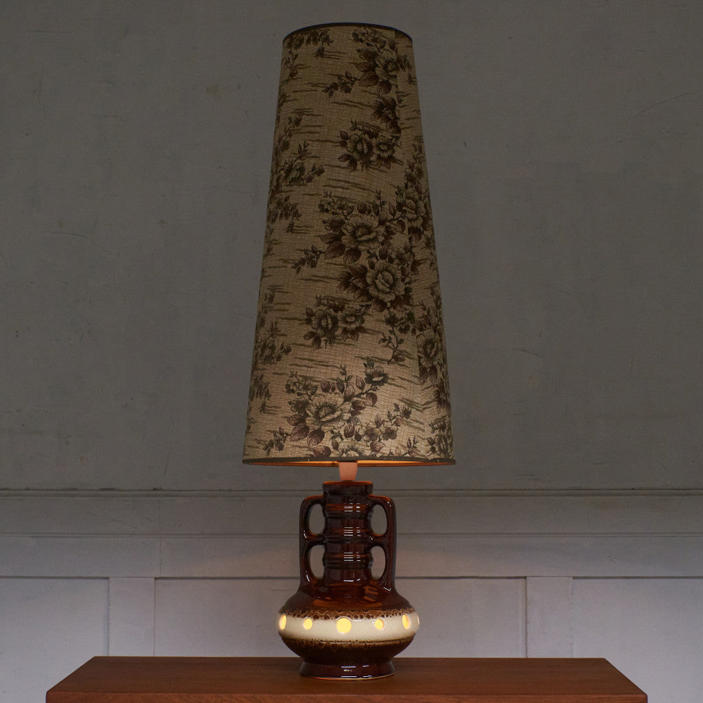 西ドイツヴィンテージ German Art Pottery テーブルランプ