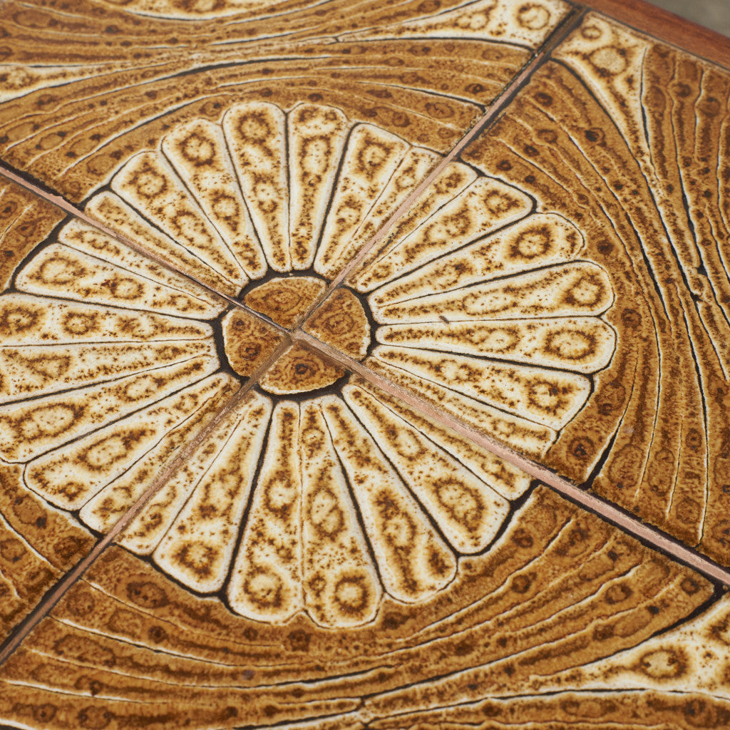 ヴィンテージ タイルトップ コーヒーテーブル