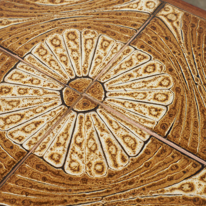 ヴィンテージ タイルトップ コーヒーテーブル