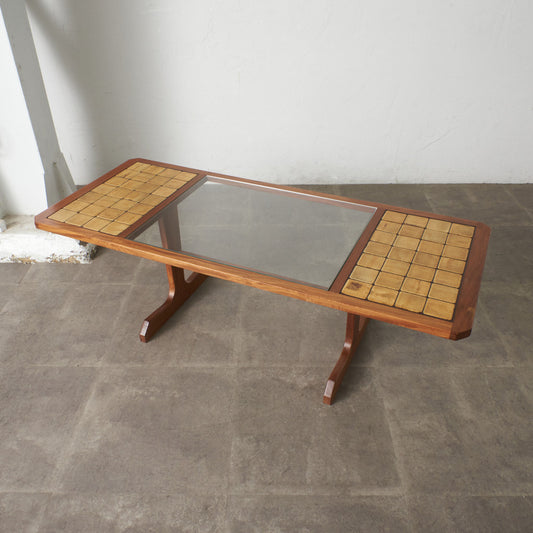 タイル&ガラストップ コーヒテーブル (3586D)