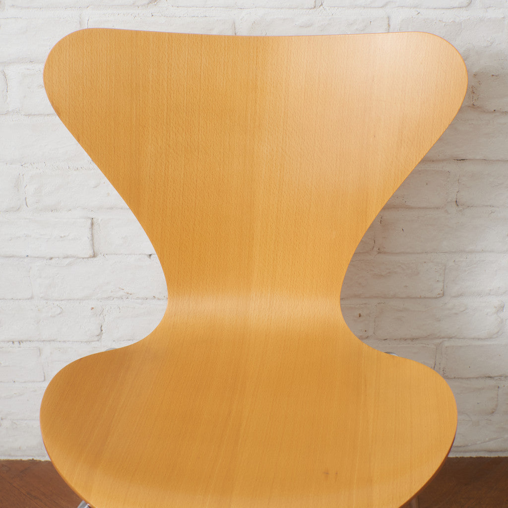 フリッツハンセン アルネ・ヤコブセン セブンチェア ビーチナチュラル 美品 ① フリッツ・ハンセン / FRITZ HANSEN セブンチェア / seven chair