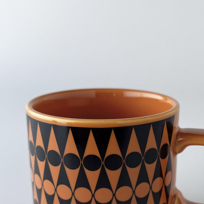 Hornsea x Magpie マグカップ Backgammon Orange