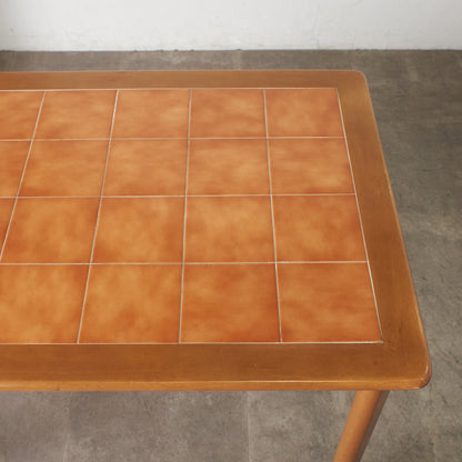 ヴィンテージ タイルトップ ダイニングテーブル