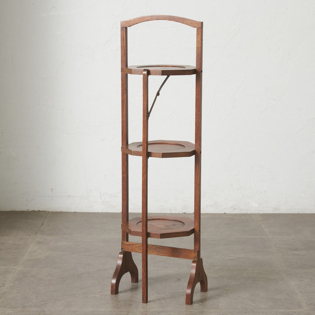 英国アンティーク 折畳み式 ケーキスタンド