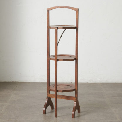 英国アンティーク 折畳み式 ケーキスタンド