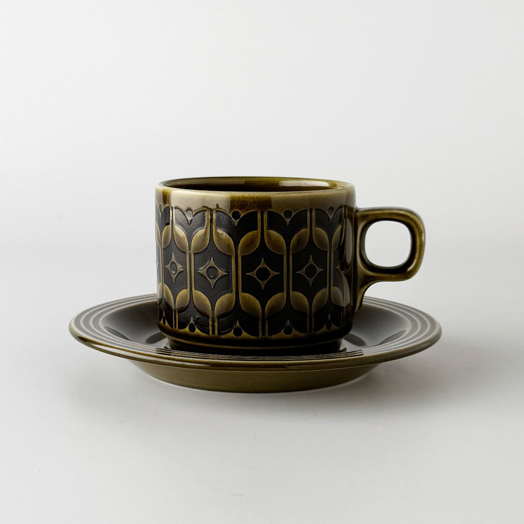 HEIRLOOM エアルーム カップ&ソーサー Lakeland green 緑