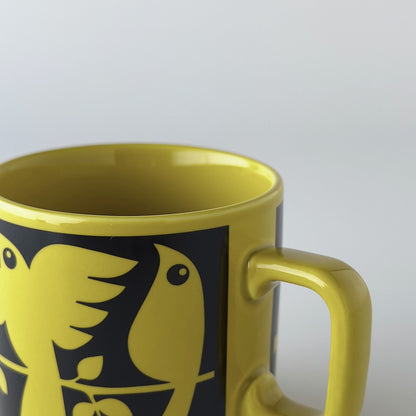 Hornsea x Magpie マグカップ Birds Chartreuse