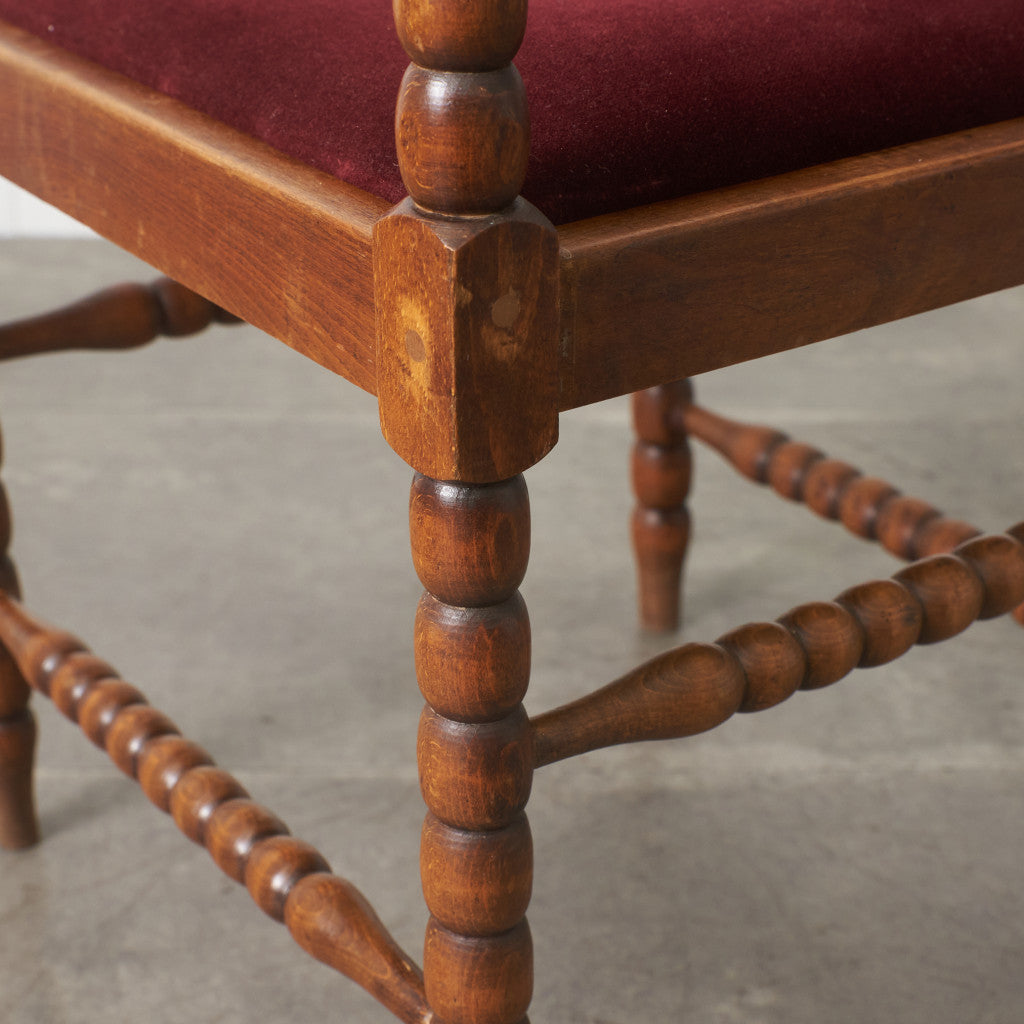 英国アンティーク ボビンフレームコーナーチェア