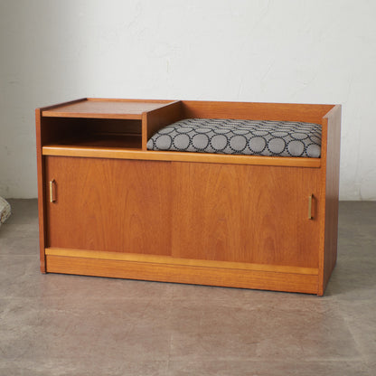 ヴィンテージ テレフォンベンチ / 張替済